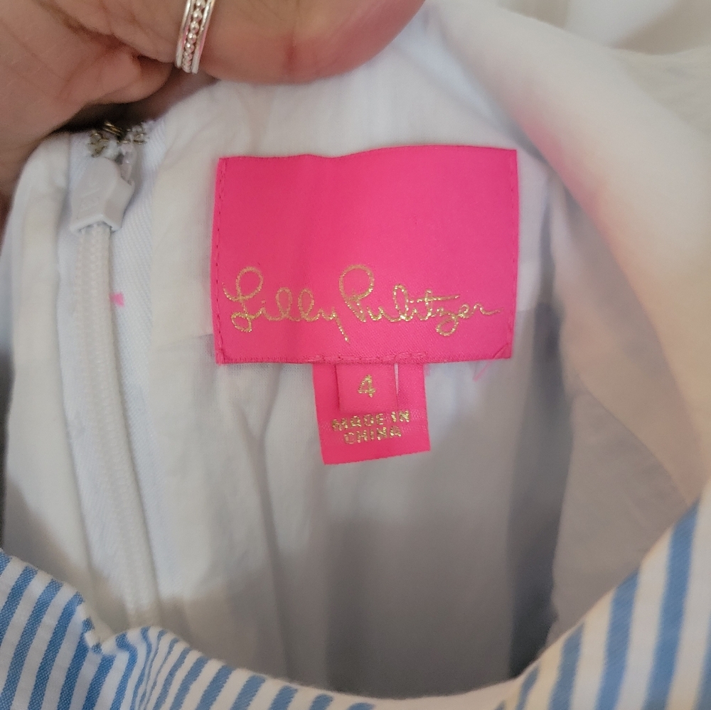 Lily Pulitzer Stripe dress Sz 4